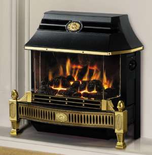 Gas fire installation